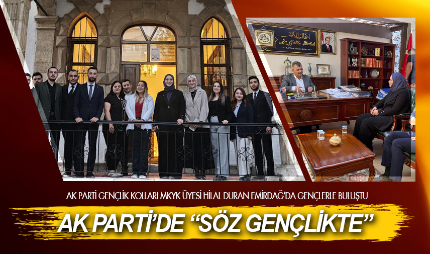 Duran Emirdağ’da gençlerle buluştu
